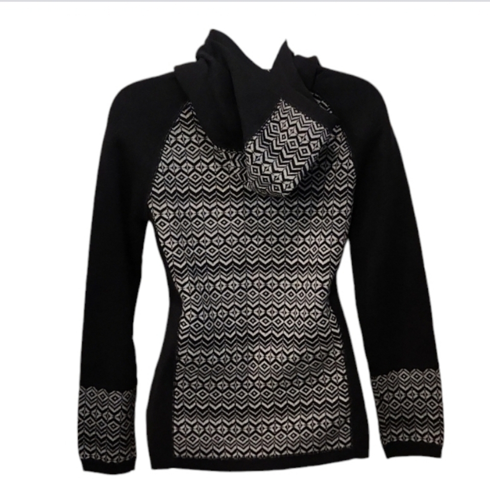 Aspen Aztec Geometric Pattern Hoodie - Picture 4 of 6